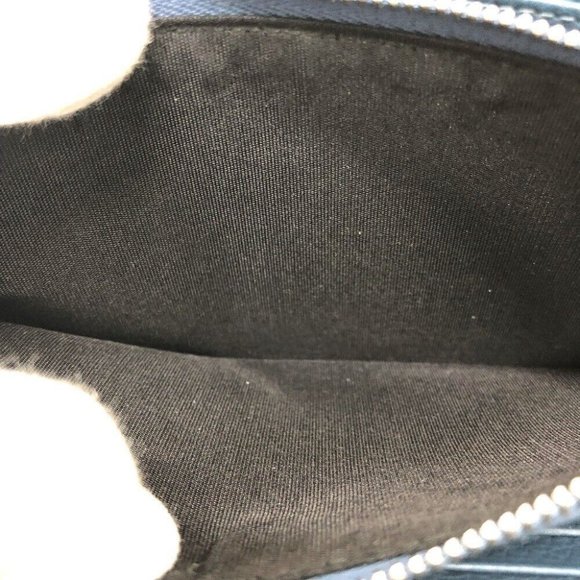 DIOR HOMME logo Zip Around Saif Long Wallet Leather Navy/SilverHardware - Picture 3 of 16